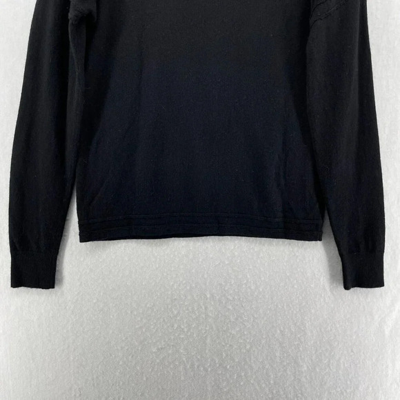 Vineyard Vines Sweater Women's Sz XS Black Knitted Drop Shoulder Sleeve Pullover - Picture 9 of 11